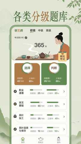茶艺师刷题