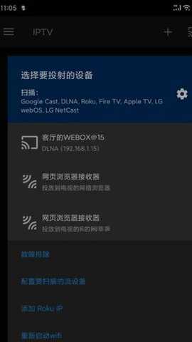 网络视频投屏