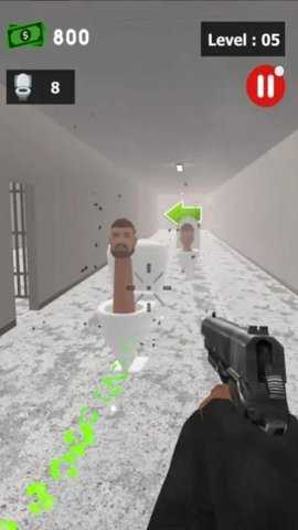 厕所怪兽奔跑射手