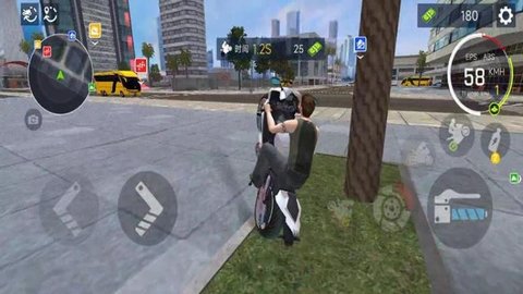 城市模拟摩托车