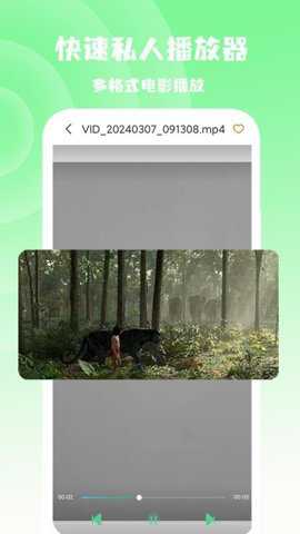 快速私人播放器
